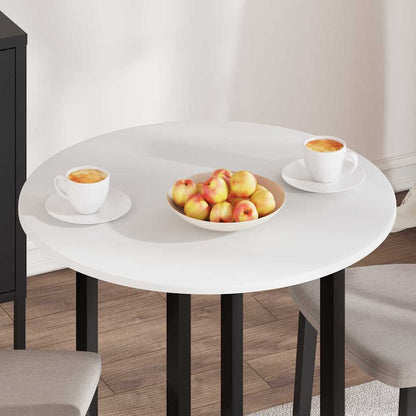 Table Top White Ø 70 x 1.5 cm Engineered Wood