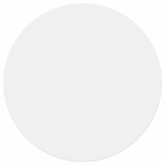 Table Top Ø 70 x 1.5 cm Round Engineered Wood White