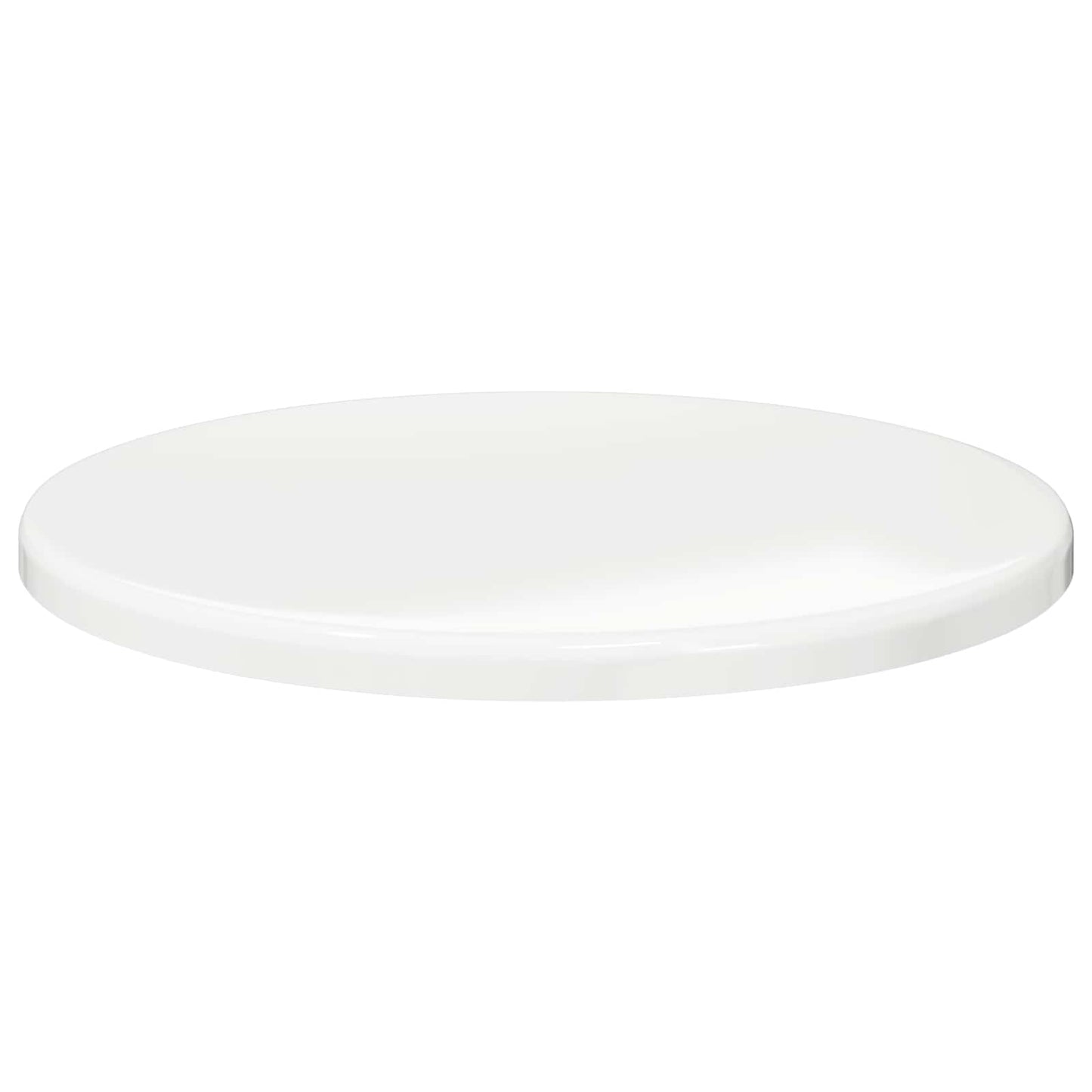 Table Top High gloss white Ø 70 x 1.5 cm Engineered Wood