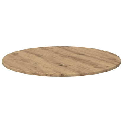Table Top Ø 70 x 1.5 cm Round Engineered Wood Artisan oak