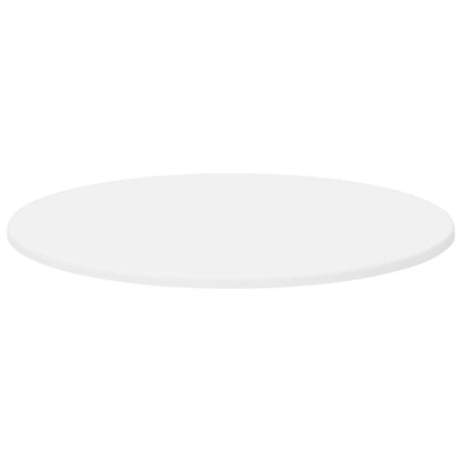 Table Top White Ø 80 x 1.5 cm Engineered Wood