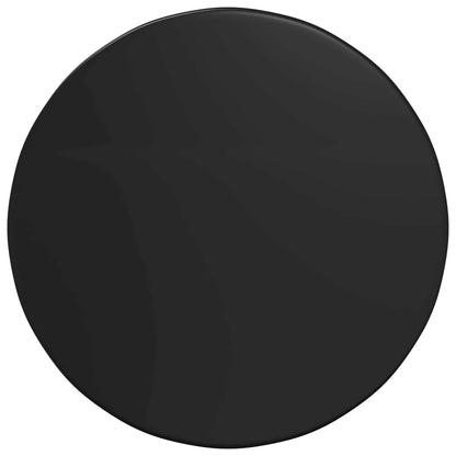 Table Top Black Ø 80 x 1.5 cm Engineered Wood