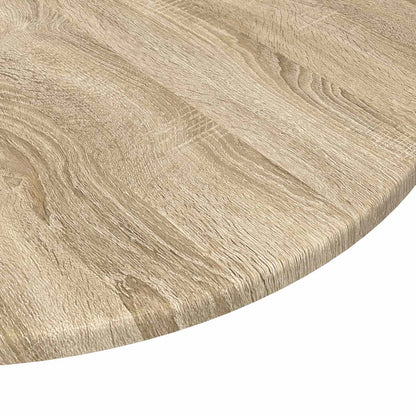 Table Top Sonoma oak Ø 80 x 1.5 cm Engineered Wood