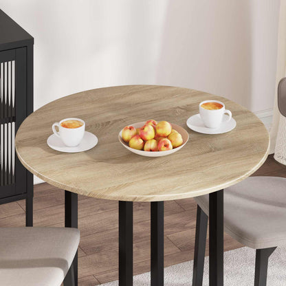 Table Top Sonoma oak Ø 80 x 1.5 cm Engineered Wood