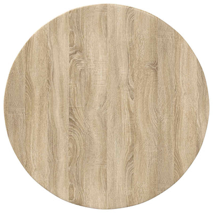 Table Top Sonoma oak Ø 80 x 1.5 cm Engineered Wood