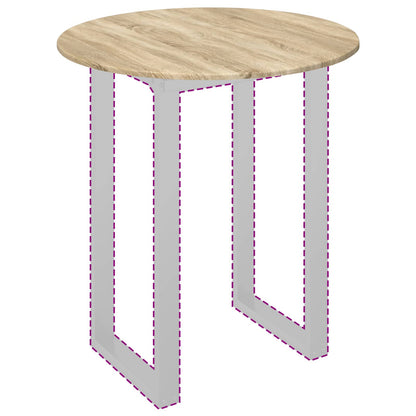 Table Top Sonoma oak Ø 80 x 1.5 cm Engineered Wood