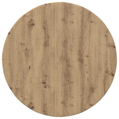 Table Top Ø 80 x 1.5 cm Round Engineered Wood Artisan oak