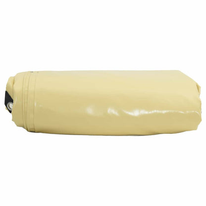 Tarpaulin 650g / m² Beige 1.5 x 20 m Canvas with PVC Coating