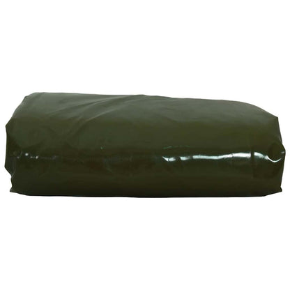 Tarpaulin 650g / m² Olive Green 5 x 7 m Canvas with PVC Coating