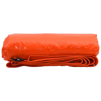Tarpaulin 650g / m² Orange 1.5 x 6 m Canvas with PVC Coating