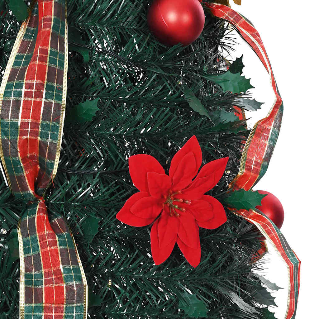 Artificial Christmas Tree with 150 LEDs Green 180 cm PVC