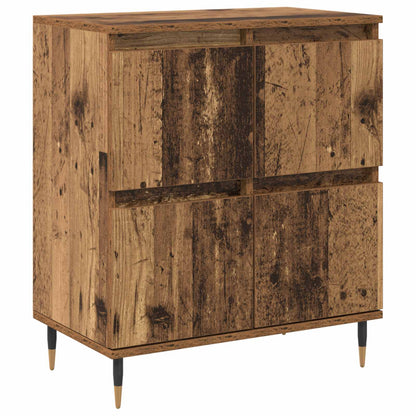 Storage Cabinet 3 pcs Old Wood 60 x 35 x 70 cm