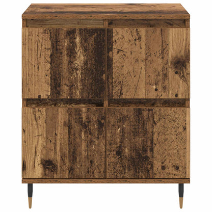 Storage Cabinet 3 pcs Old Wood 60 x 35 x 70 cm