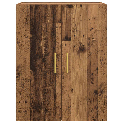 Wall-Mounted Cabinet 2 pcs Old Wood 69.5 x 34 x 90 cm