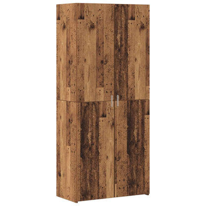 Storage Cabinet 2 pcs Old Wood 80 x 42.5 x 225 cm