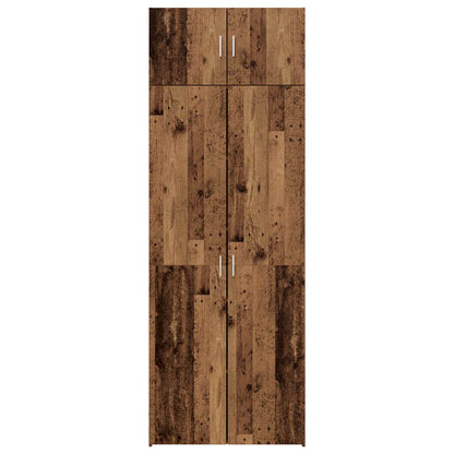Storage Cabinet 2 pcs Old Wood 80 x 42.5 x 225 cm