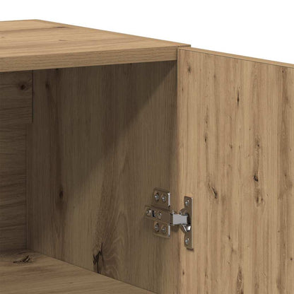 Highboard 2 pcs Artisan oak 69.5 x 34 x 180 cm Engineered wood