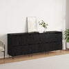 Sideboards 3 pcs Black oak 180 x 35 x 70 cm Engineered wood