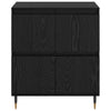 Sideboards 2 pcs Black oak 120 x 35 x 70 cm Engineered wood