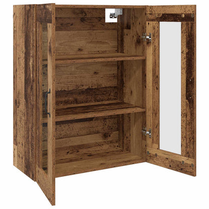 Wall Mounted Cabinets 2 pcs Old wood 69.5 x 34 x 90 cm