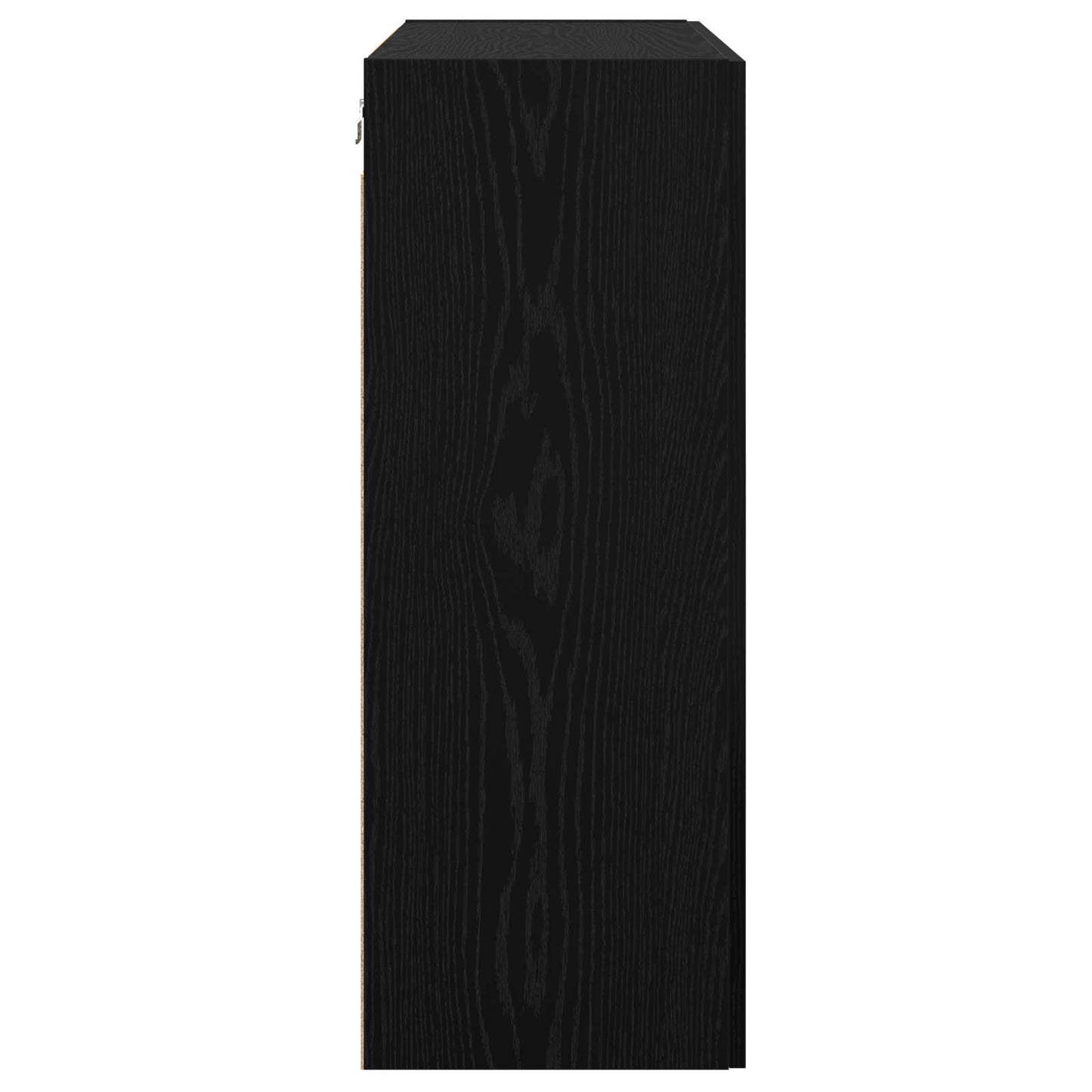 Wall Mounted Cabinets 2 pcs Black oak 69.5 x 34 x 90 cm