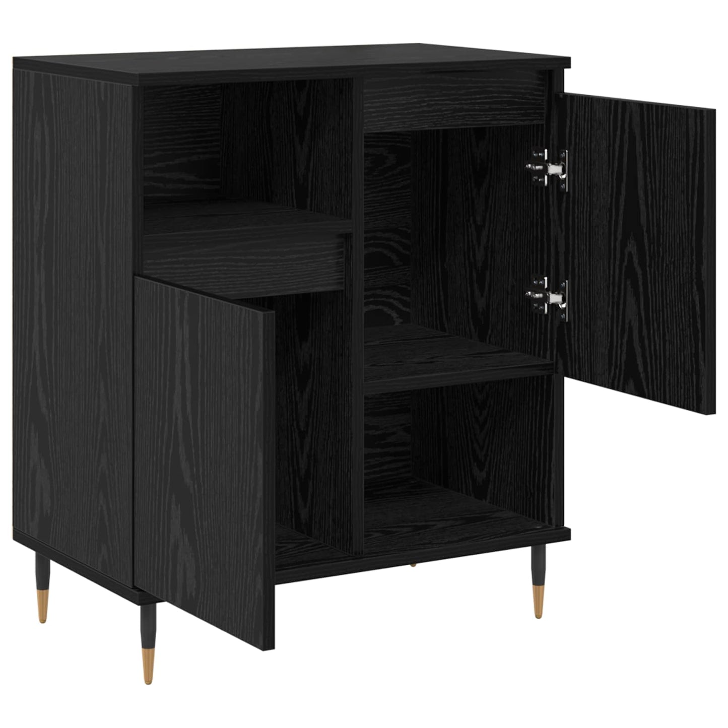 Sideboards 3 pcs Black Oak