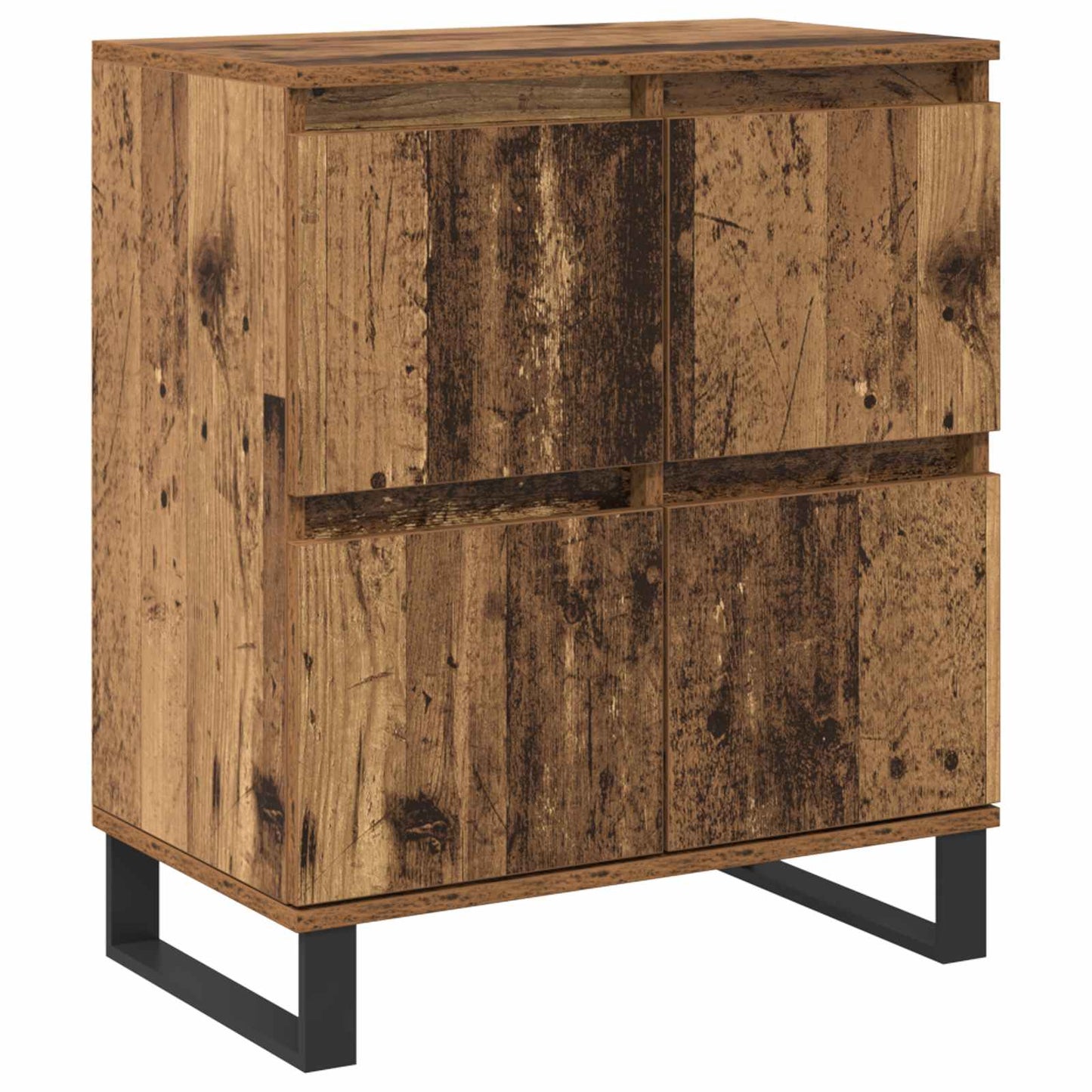 Sideboard 2 pcs Old Wood 60 x 35 x 70 cm