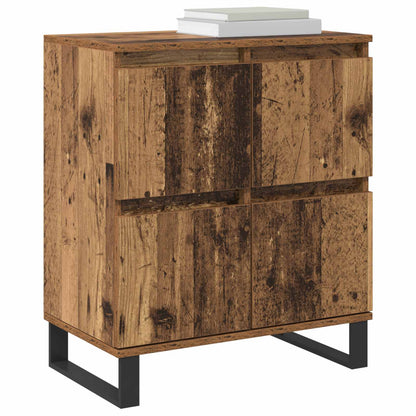 Sideboard 2 pcs Old Wood 60 x 35 x 70 cm
