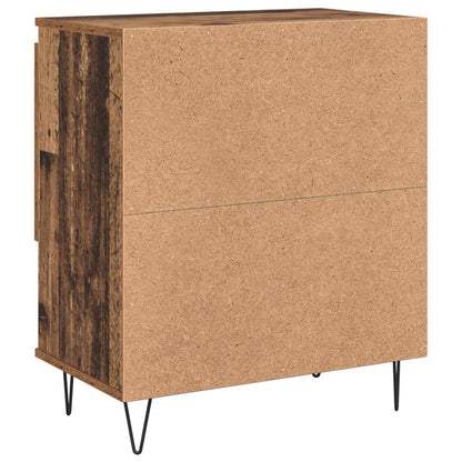 Sideboard 2 pcs Old Wood 60 x 35 x 70 cm