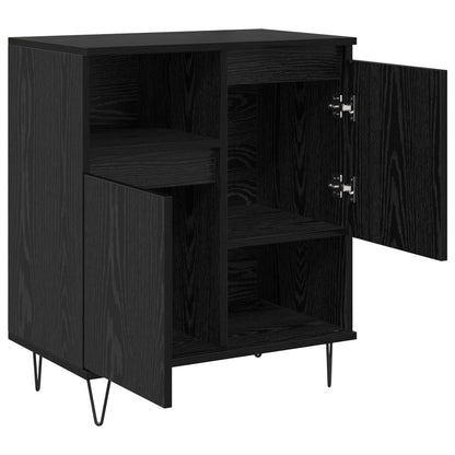 Sideboard 2 pcs Black Oak 60 x 35 x 70 cm
