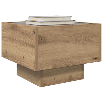 Coffee Table Artisan Oak 40 x 40 x 30 cm Engineered wood