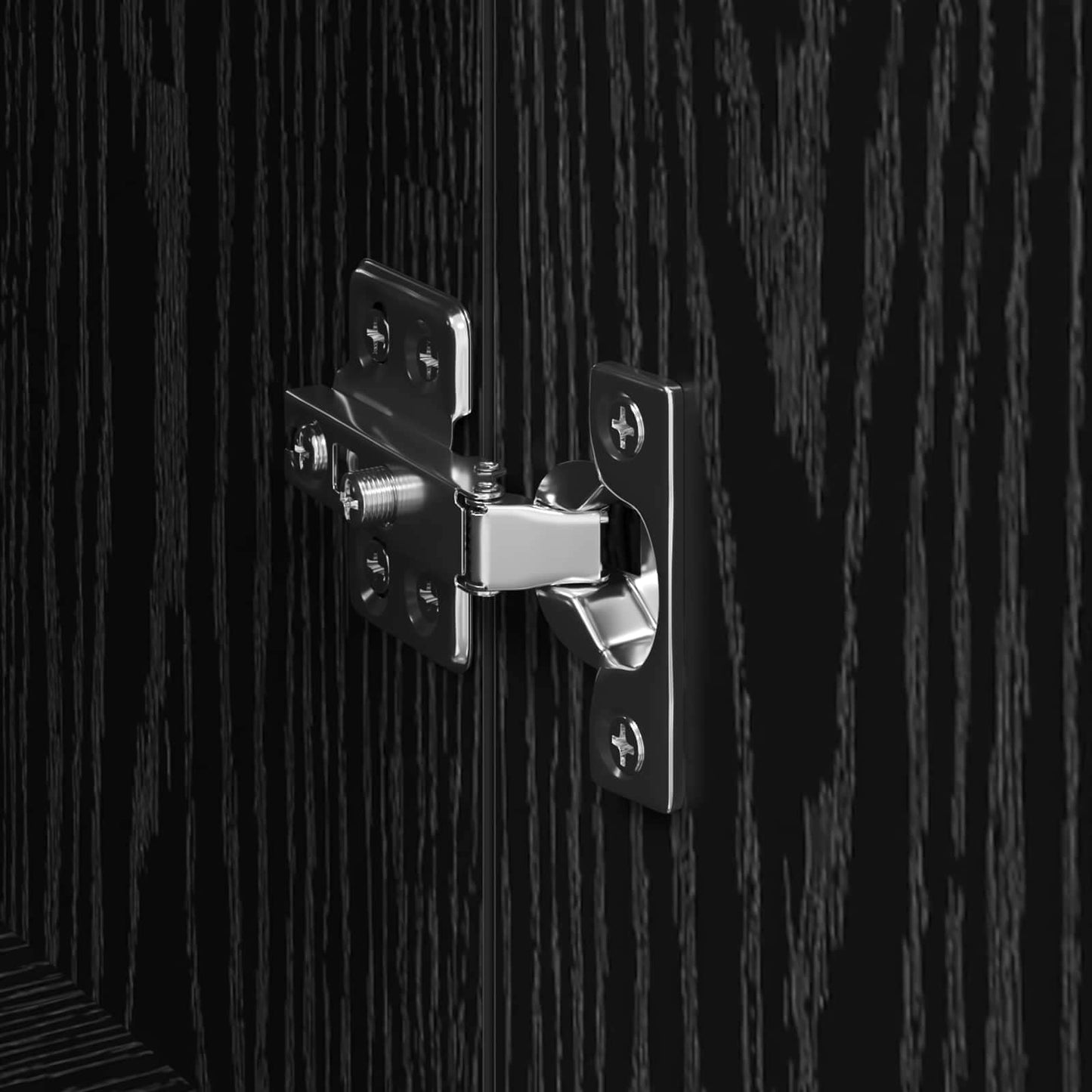 Sideboards 2 pcs Black oak