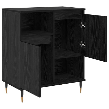 Sideboards 2 pcs Black oak