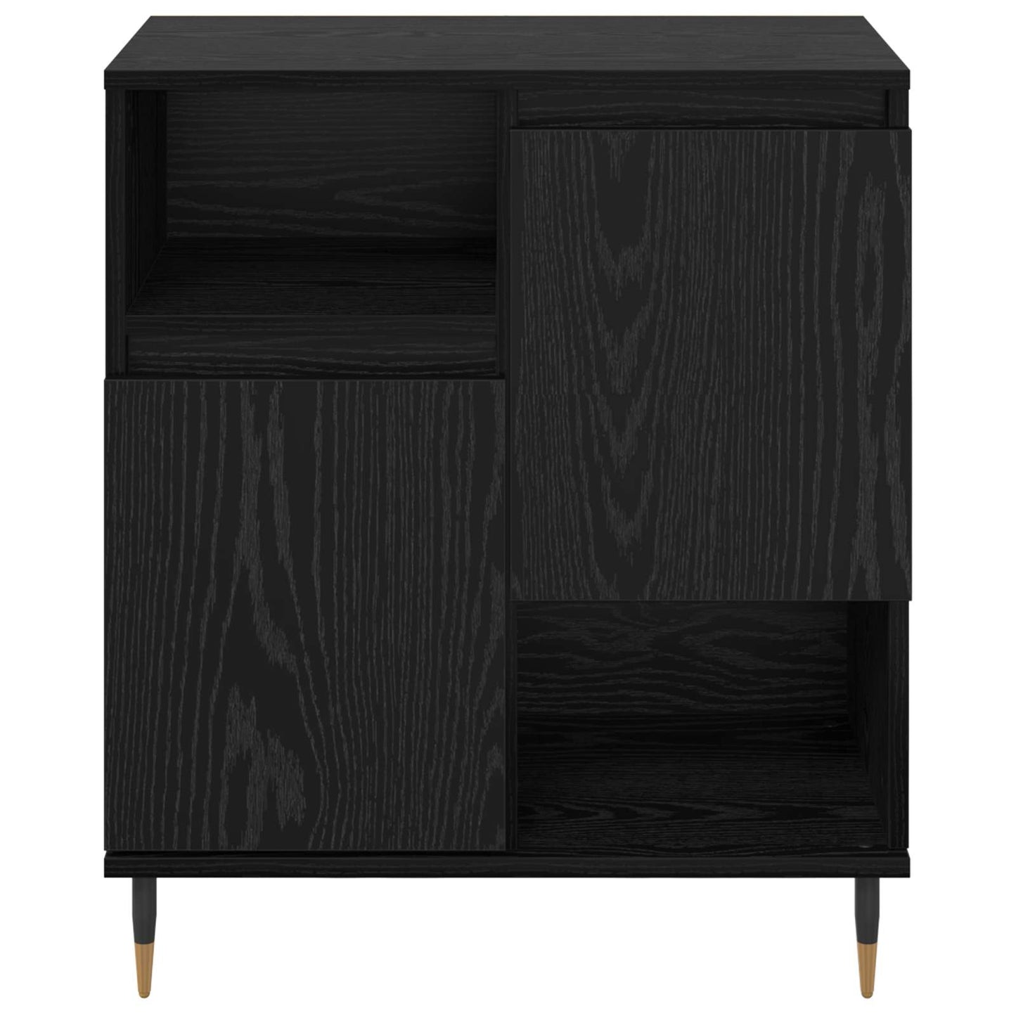 Sideboards 2 pcs Black oak