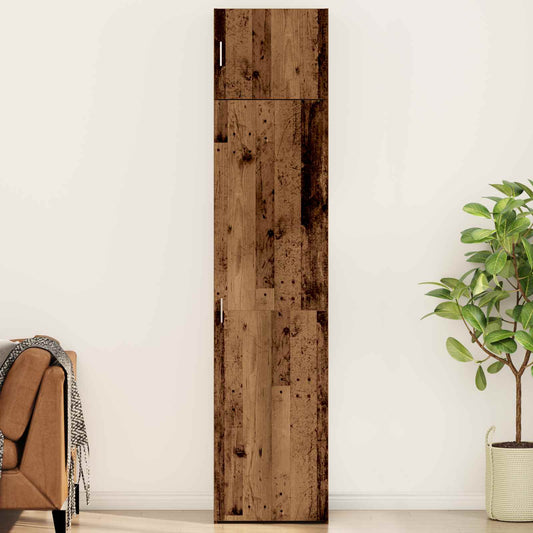 Sideboard 2 pcs Old Wood 50 x 41 x225 cm