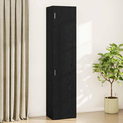 Sideboard 2 pcs Black Oak 50 x 41 x225 cm