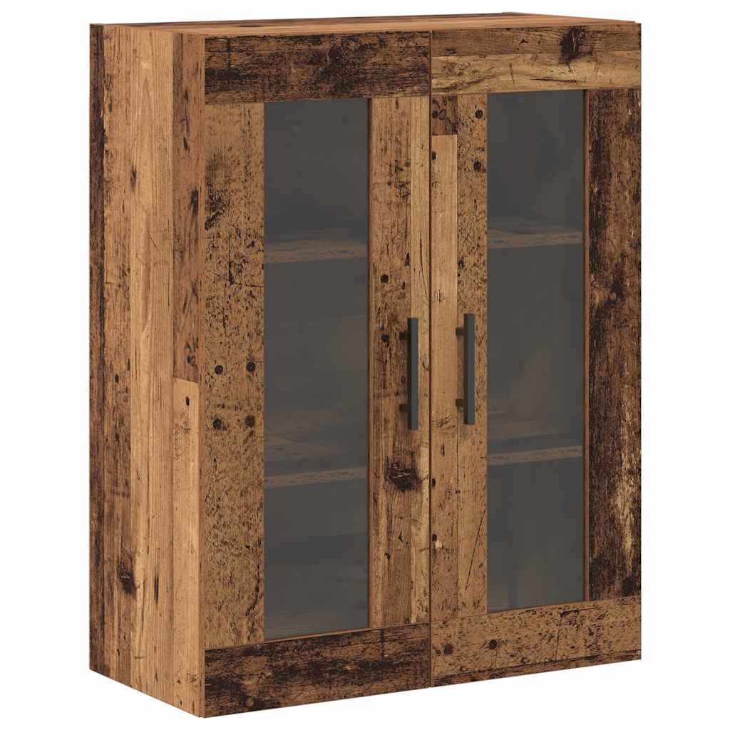 Wall Mounted Cabinets 2 pcs Old wood 69.5 x 34 x 90 cm