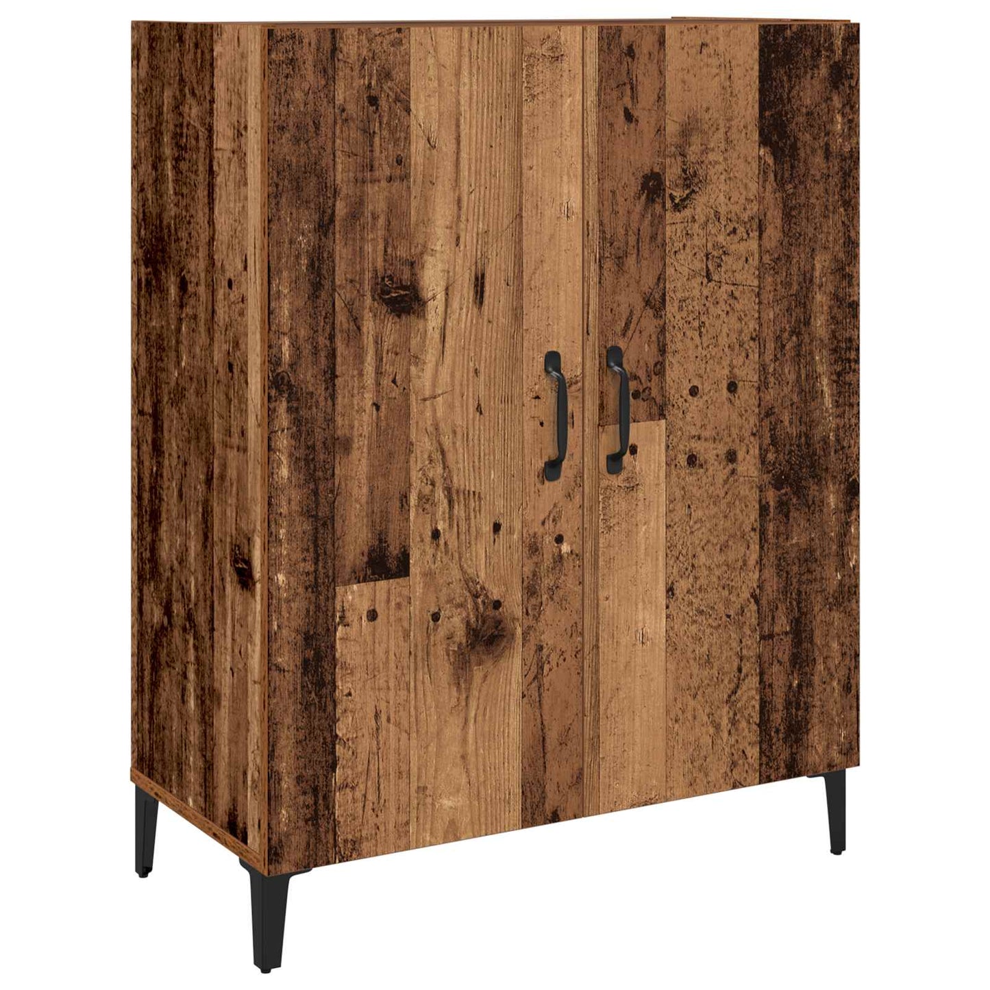 Highboard 2 pcs Old wood Engineered Wood