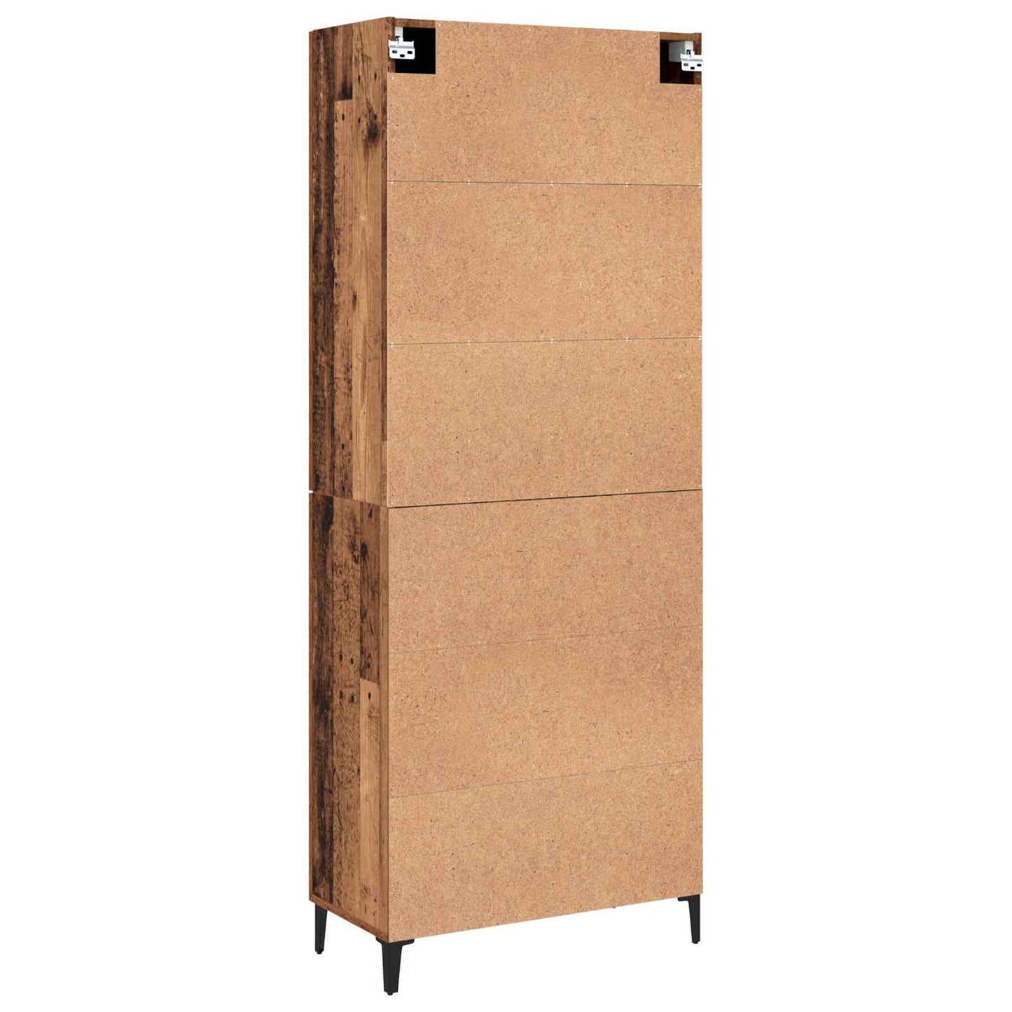 Highboard 2 pcs Old wood Engineered Wood