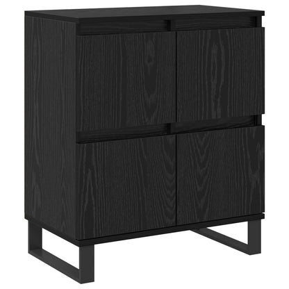 Sideboard 3 pcs Black Oak 60 x 35 x 70 cm