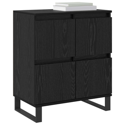 Sideboard 3 pcs Black Oak 60 x 35 x 70 cm