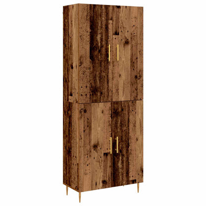 Highboard Old wood 69.5 x 34 x 180 cm Engineered Wood