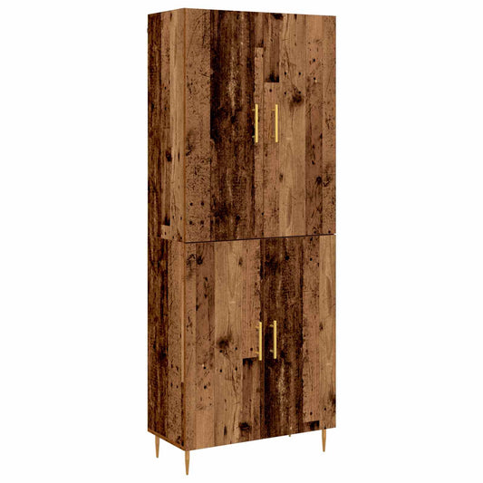 Highboard Old wood 69.5 x 34 x 180 cm Engineered Wood