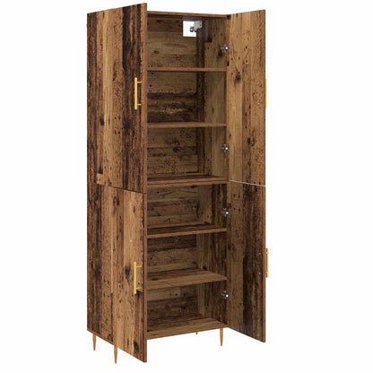 Highboard Old wood 69.5 x 34 x 180 cm Engineered Wood