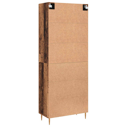 Highboard Old wood 69.5 x 34 x 180 cm Engineered Wood