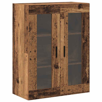 Wall Mounted Cabinets 2 pcs Old wood 69.5 x 34 x 90 cm