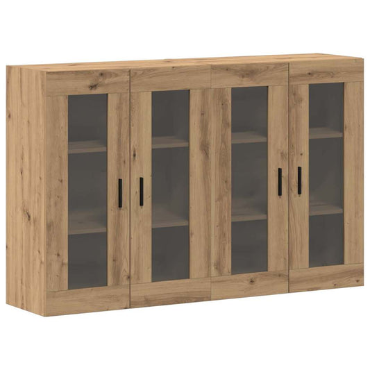 Wall Mounted Cabinets 2 pcs Artisan oak 69.5 x 34 x 90 cm