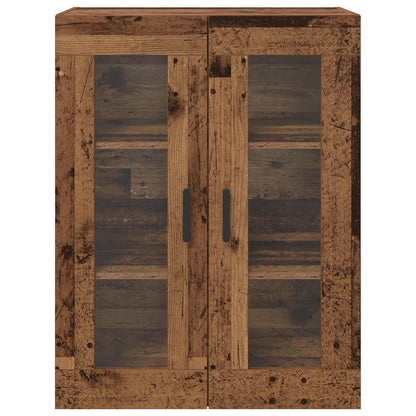 Wall Mounted Cabinets 2 pcs Old wood 69.5 x 34 x 90 cm