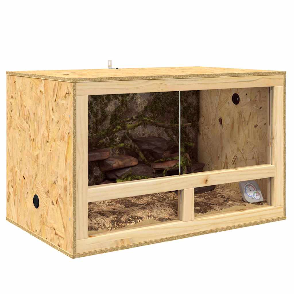 Terrarium Brown 80 x 50 x 50 cm OSB