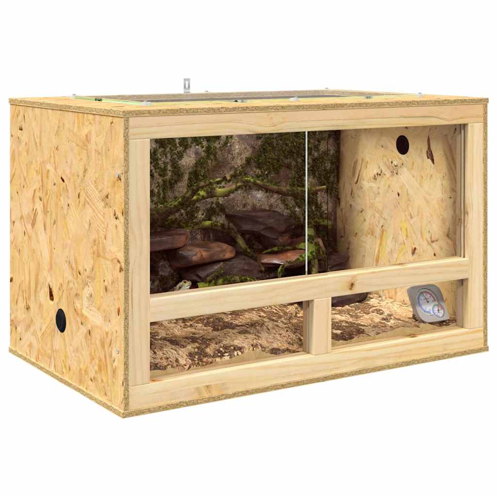 Terrarium Brown 80 x 50 x 50 cm OSB